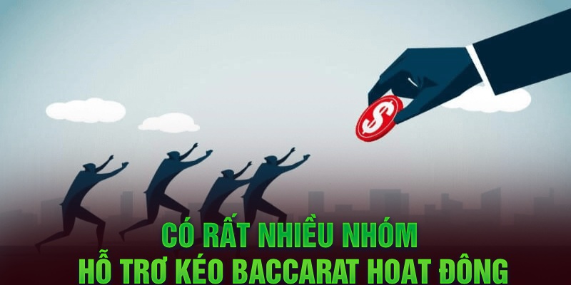 Có rất nhiều nhóm hỗ trợ kéo Baccarat hoạt động